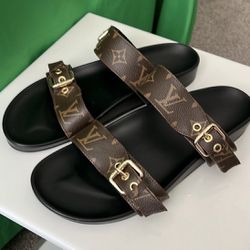 Louis Vuitton Monogram Bom Dia Sandals 