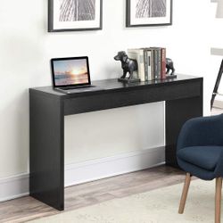 Simple Black Hall Console Table Office Table