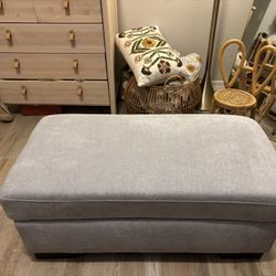 Brand New Ottoman Light Gray