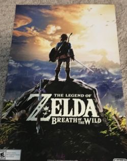 Legend of Zelda Unframed Poster 2 Sided