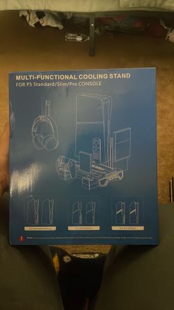 2026 model white multi function cooling stand for ps5