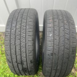2 Tires 255/45/r20  Continental