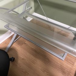 Glass Desk And Chair