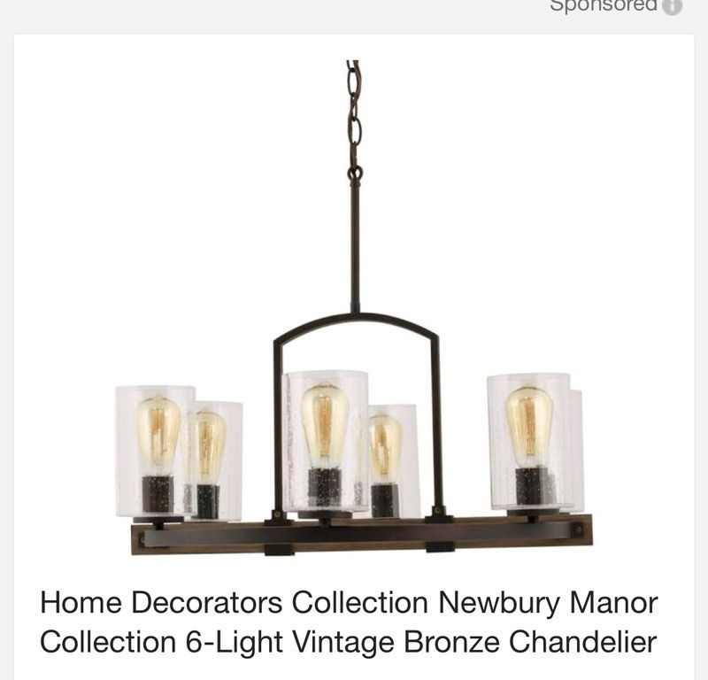 Home Decorators Collection Newbury Manor Collection 6-Light Vintage Bronze Chandelier