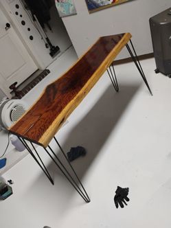 Epoxied Custom Wooden Table