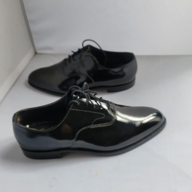 Brooks Brothers Black Patent Leather Tuxedo Dress Shoes Men's 11D