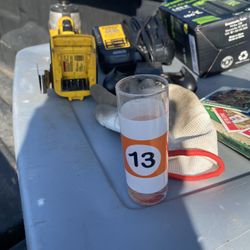 Billiards Pool #13 Shooter Double Shot Glass.