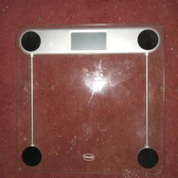 Clear Glass Bathroom Digital Body Weight Scale 