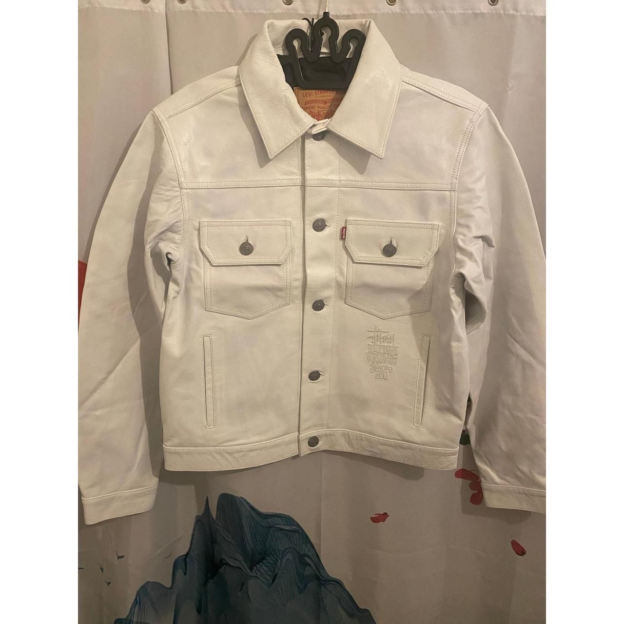 Stüssy Men's White Jacket