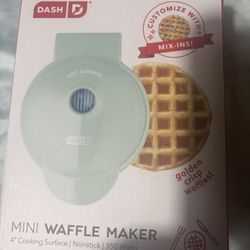 Dash Mini Waffle Maker New