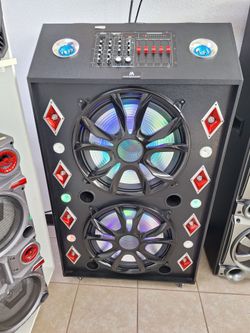 Maxpower Large Party Speaker with Built-In Mixer
