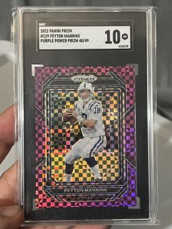 Peyton Manning football card