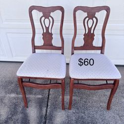 Vintage STAKMORE FOLDING CHAIRS 