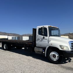 2016 Hino 268 Flatbed Truck 26ft