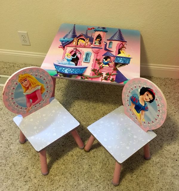 Disney Princess wood table and chair set (Baby & Kids) in San Jose ... Disney Princess wood table and chair set (Baby & Kids) in San Jose ...