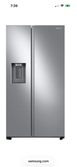 22 cu. ft. Counter Depth Smart Side by Side Refrigerator in Fingerprint-Resistant Stainless Steel