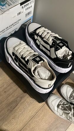 AMIRI Skel-Top Low Sneakers Black White