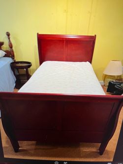 Twin Bed with Mattress