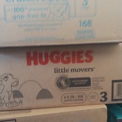 Huggies And Pampers Size 2 And 3