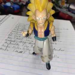 SS3 Gotenks Action Figure Jakks Dragon Ball Z GT DBZ 2003 Super Saiyan Goten