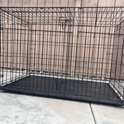 XL Dog cage Double Door 48”L