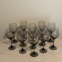 Wine glasses qty 13