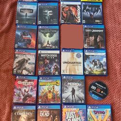 PS4 and PS5 games