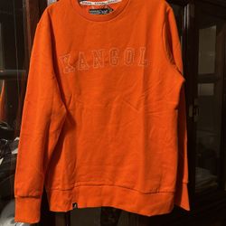 KANGOL Orange Crewneck Size Large Asking  $35 Pick up In Norcross Ga 