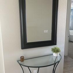 Mirror & Console Table Combo