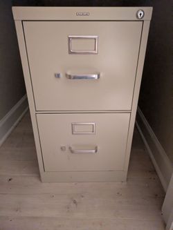 HON Metal File Cabinet.