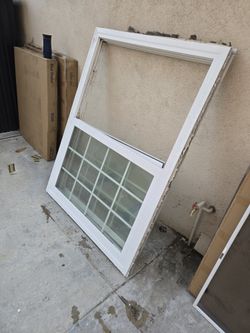 59.5" X 45" Window Broken Glass