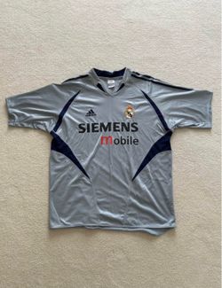 Vintage Adidas Real Madrid Goalkeeper Jersey 2001-2006 Siemens Mobile