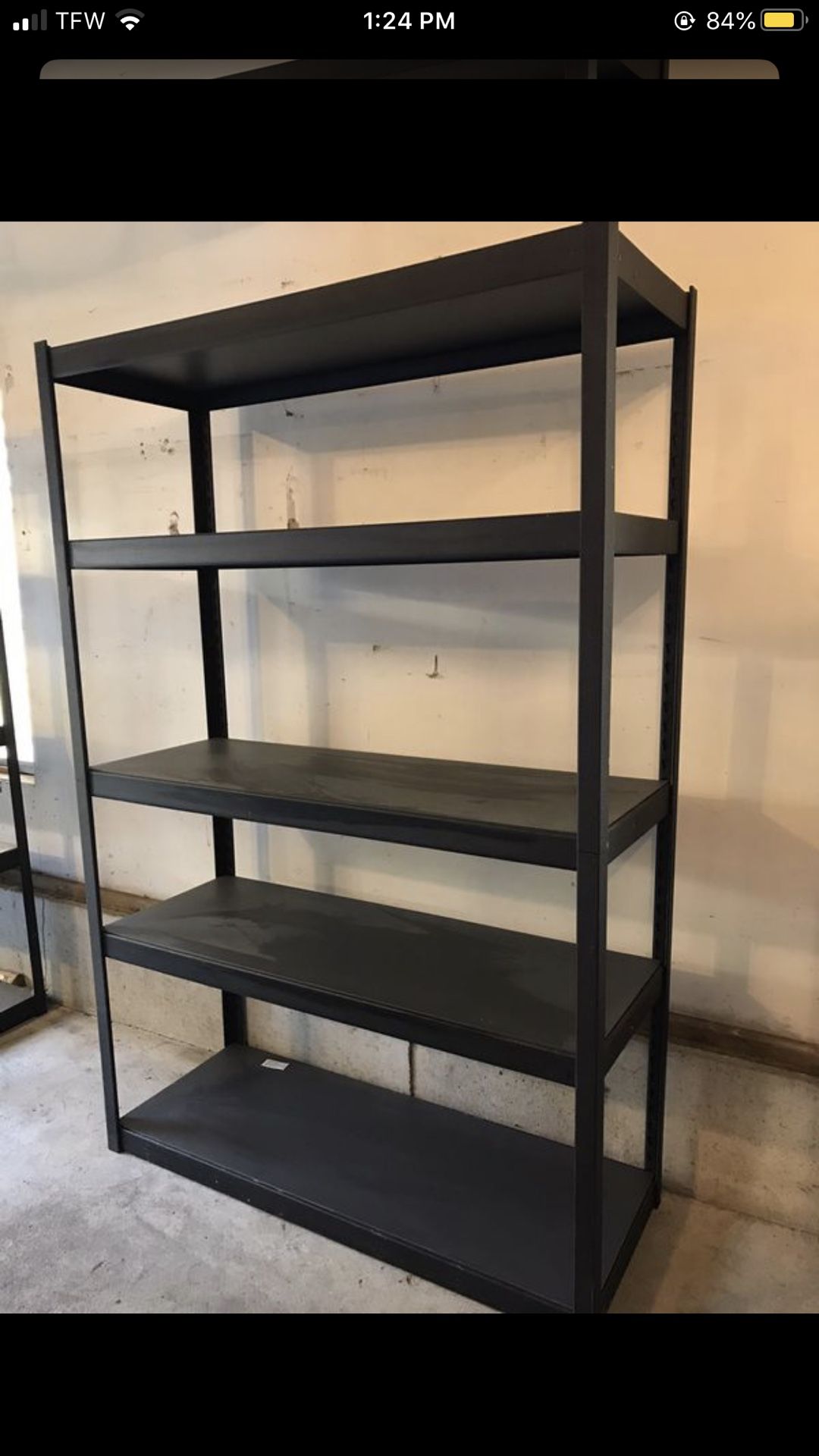 Costco Whalen 5 Shelving Unit Heavy Duty Industrial Strength for Sale
