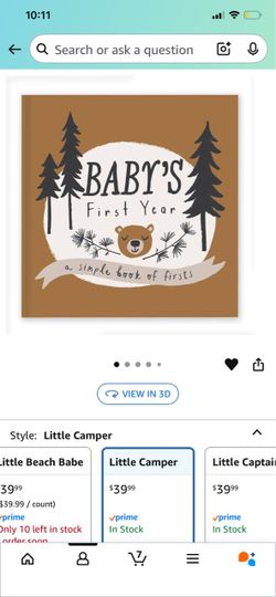 Baby's Memory Book - New