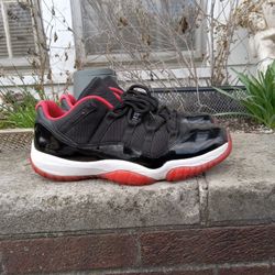 Jordan 11 Low Bred Red Bottom Size 13