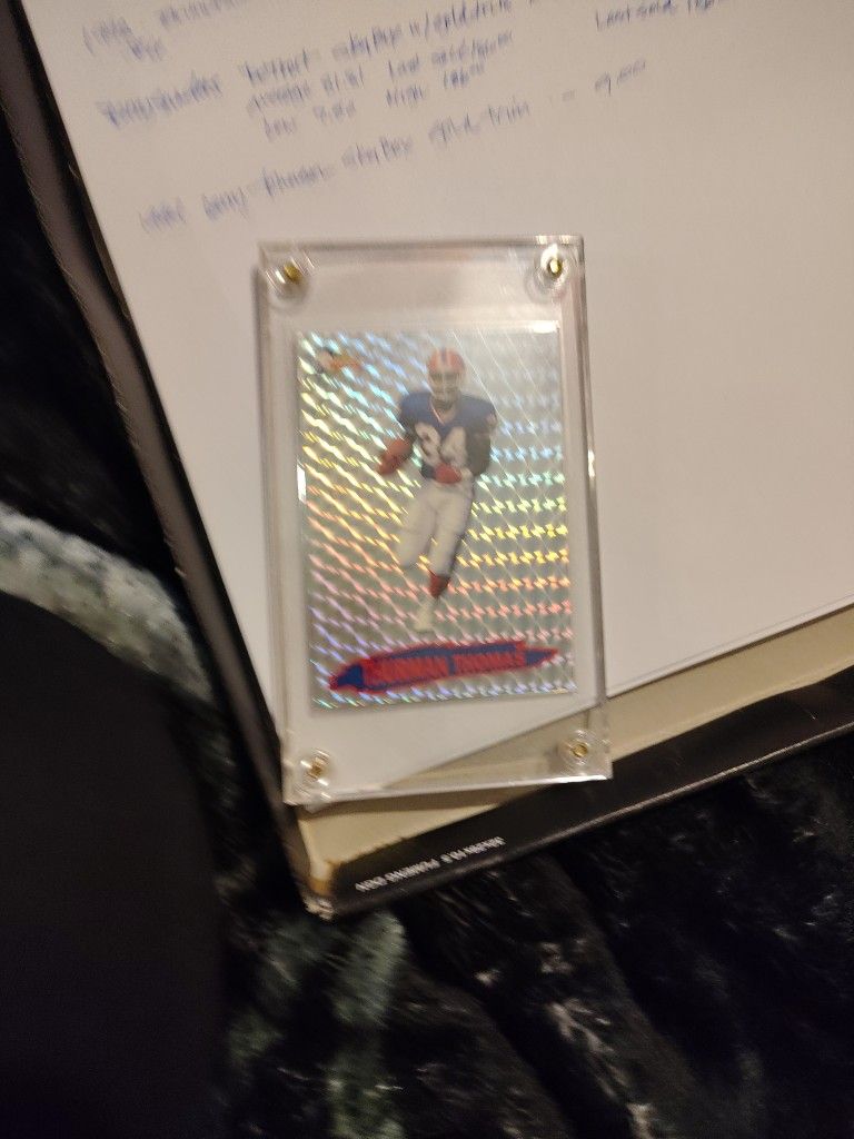 1992 Pacific Trading Card Thurman Thomas Prism #1