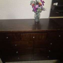 Solid Wood Dresser 55”