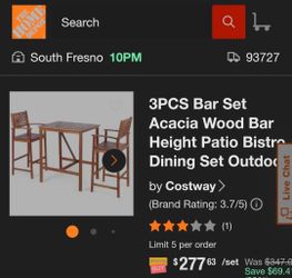 Patio set