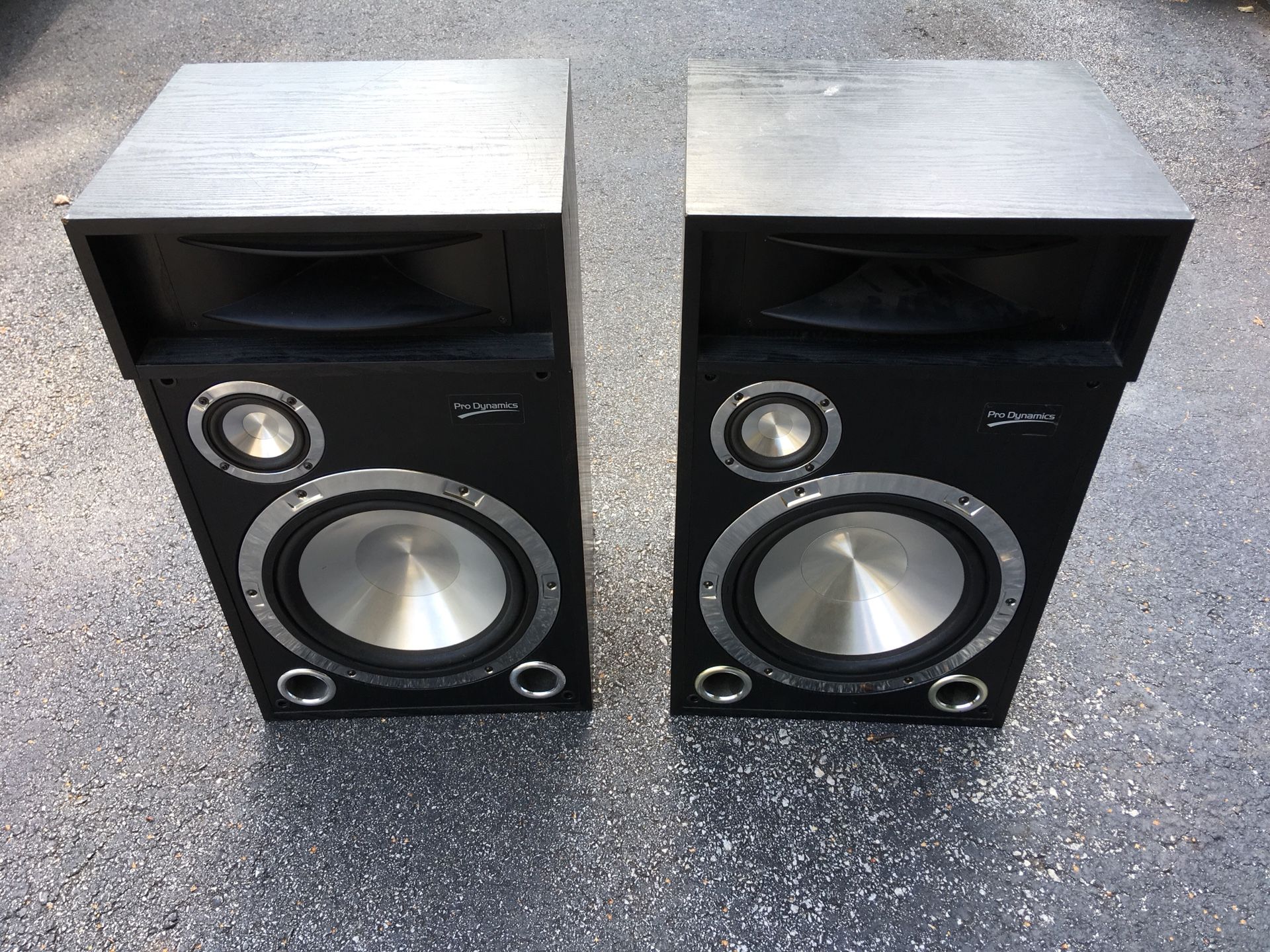 Pro Dynamic Platinum TX 1200 Studio Stereo Monitor PA Speakers Subwoofer