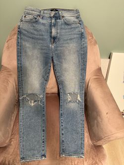 7 For All Mankind Distressed Skinny Jeans – Size 27