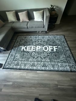 Keep off rug
