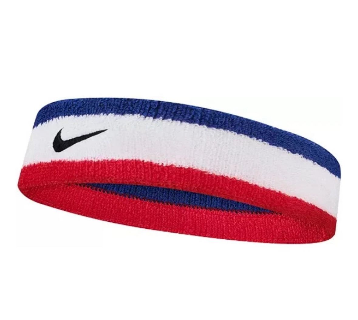 NIKE Swoosh Red, White and Blue Headband Size: One Size Unisex