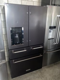 KITCHEN AID BLACK STAINLESS STEEL