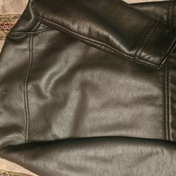 Calvin Klein Dark Brown Man Leather Jacket XL 