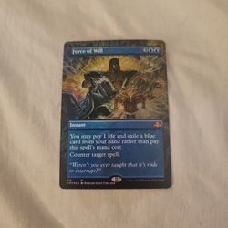 Foil Force Of Will Borderless (DMR)