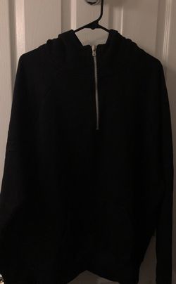 Mnml.la Quarter Zip Hoodie Black Size M
