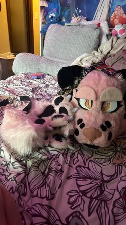 partial fur suit