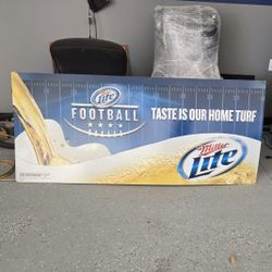 Miller Lite Aluminum Poster