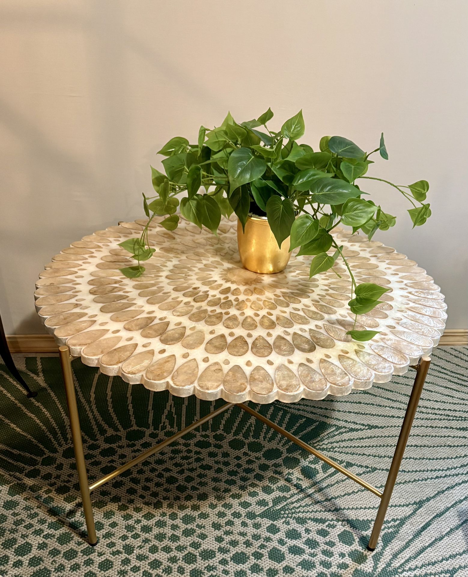 Mother Of Pearl Coffee Table