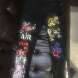 Black Designer Pants